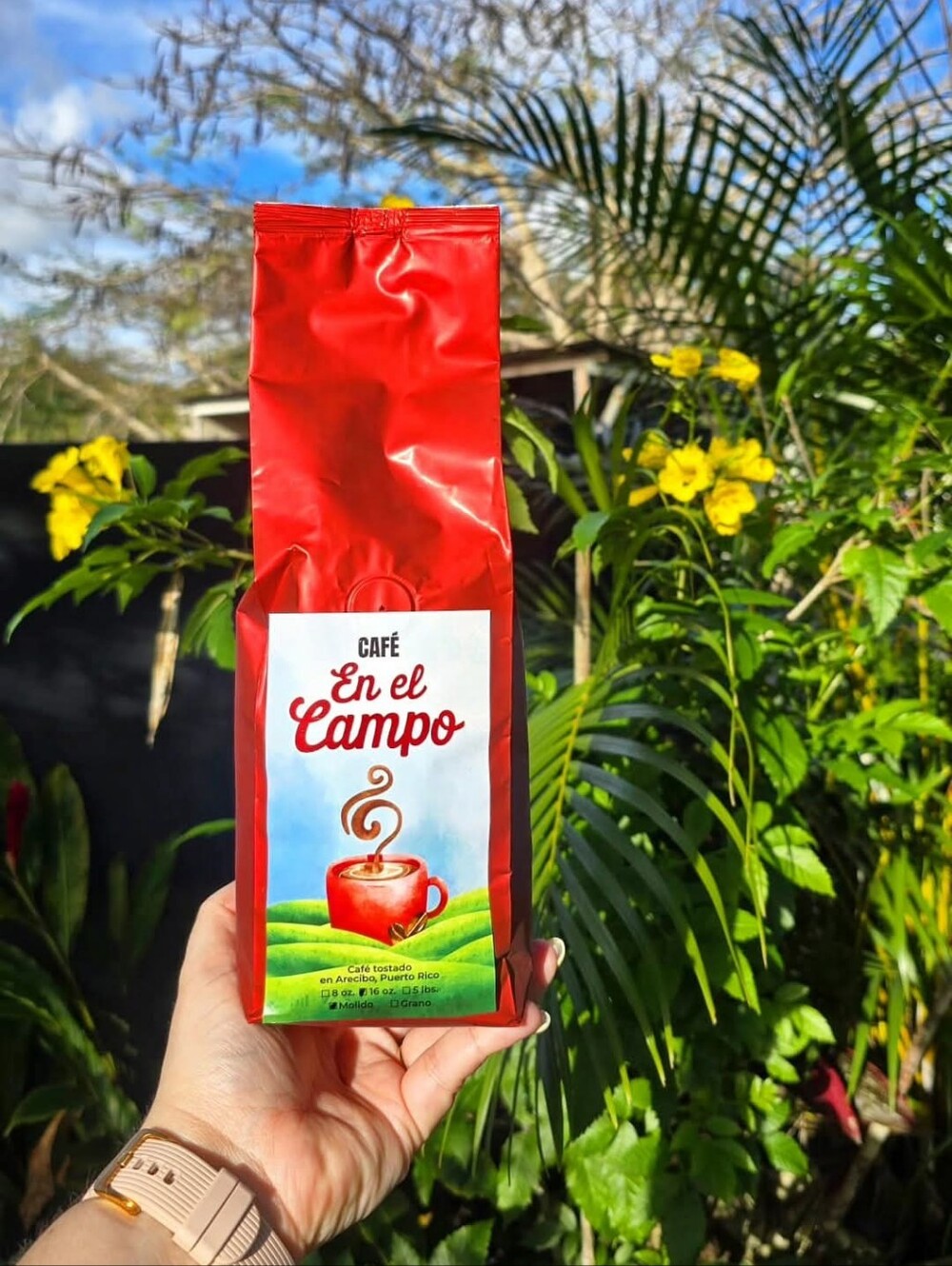 " Cafe En el Campo" Coffee - GROUND 1LB
